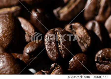 Black coffee grains Black coffee grains 30601542