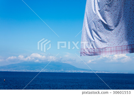 coast fron Sorrento with hanging clothes coast fron Sorrento with hanging clothes 30601553