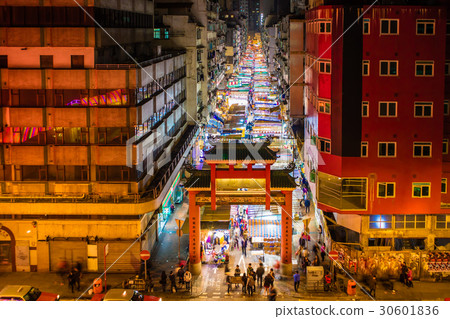 Temple Street night market Hong Kong 30601836