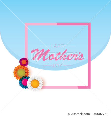 vector happy mothers day vector greeting card 30602750