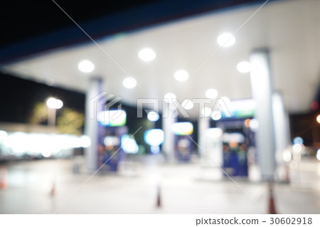 Blurred image of Gas Station Blurred image of Gas Station 30602918