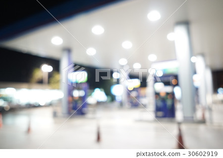 Blurred image of Gas Station Blurred image of Gas Station 30602919