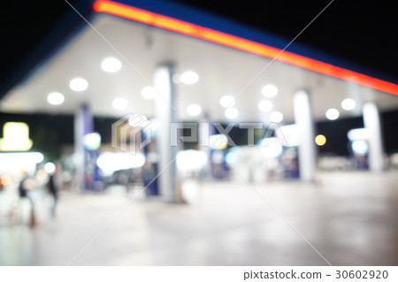 Blurred image of Gas Station 30602920