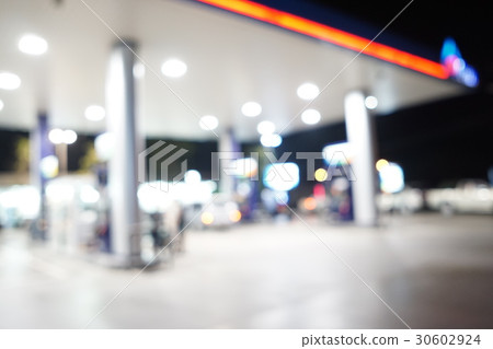 Blurred image of Gas Station Blurred image of Gas Station 30602924
