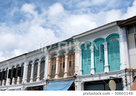 Architecture sino-portuguese vintage window 30603149
