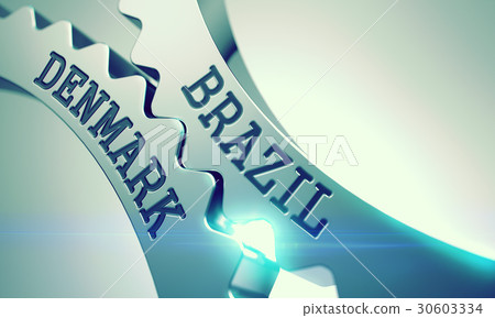 Brazil Denmark - Mechanism of Metallic Cogwheels 30603334