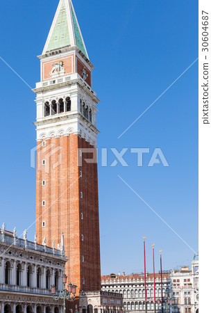 campanile and Doge;s palce on Piazza San Marco campanile and Doge;s palce on Piazza San Marco 30604687