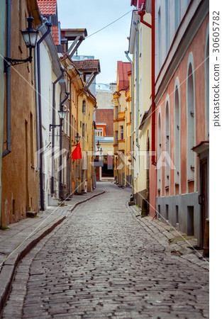 Riga. Old street. 30605782