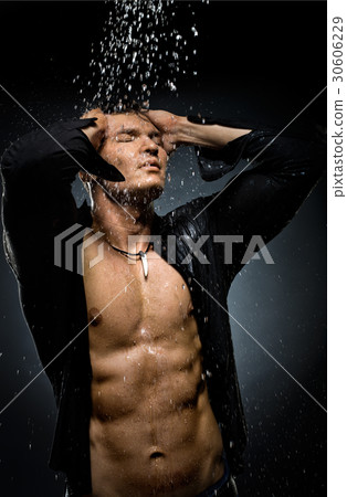 muscular sexy guy 30606229