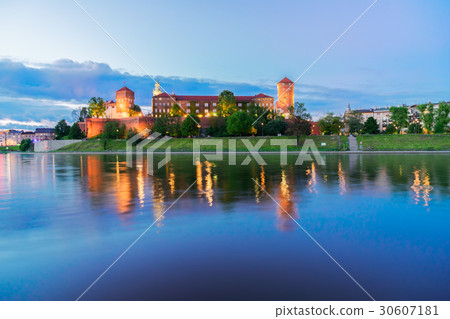 Wawel hill in Krakow, Poland 30607181