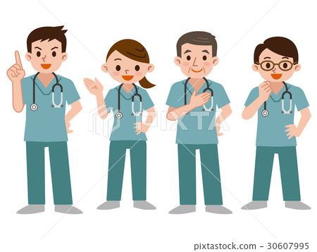 Medical team in a scrub 30607995