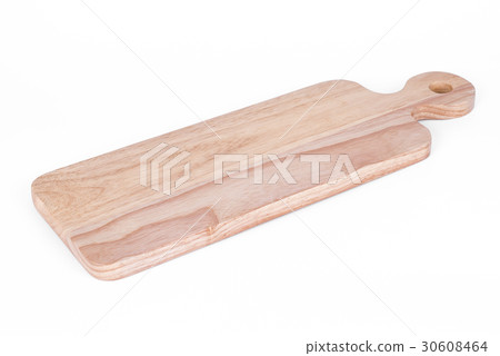 Wooden tray on a white background. 30608464