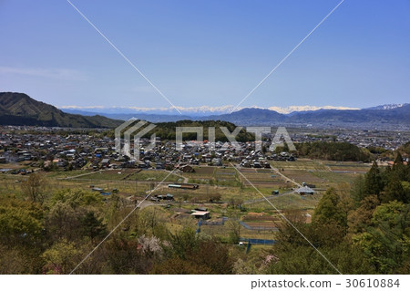 Suzaka City and Spring of the North Alps 30610884