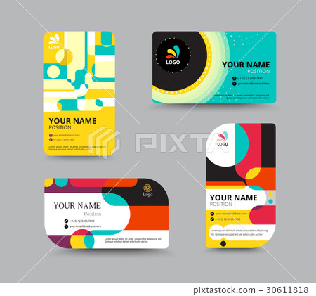 Business card template, business card design 30611818