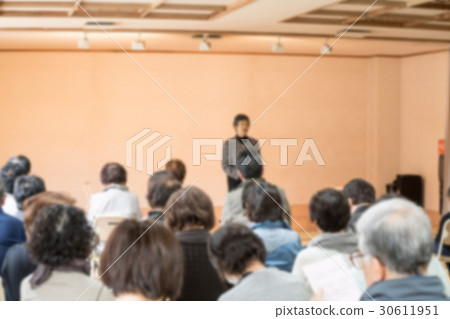 Meeting image (blur expression) 30611951