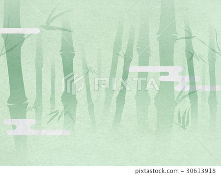 Illustration that feels texture of Japanese paper _ bamboo grove Illustration that feels texture of Japanese paper _ bamboo grove 30613918