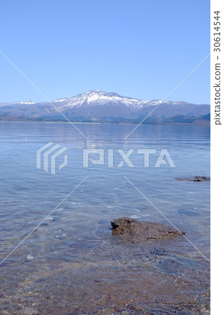 On the shores of Lake Tazawako 30614544