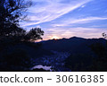 The sunset and town (Minako-cho, Bizen City, Okayama Prefecture) 30616385
