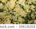Fried cauliflower in oil with parsley 30618268