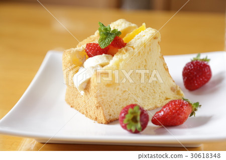 雪紡蛋糕水果三明治 30618348