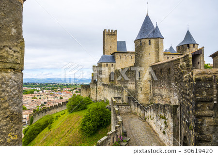 Historic fortified city Carcassonne 30619420
