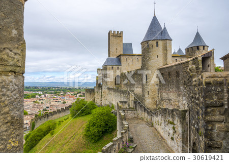 Historic fortified city Carcassonne 30619421