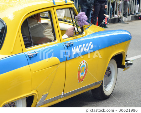 Historical police car GAZ - M20 Pobeda Coat of Historical police car GAZ - M20 Pobeda Coat of 30621986