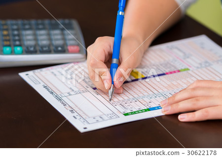 Image of tax payment / tax returns 30622178