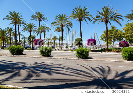 Quay in Palma de Mallorca. Quay in Palma de Mallorca. 30624351