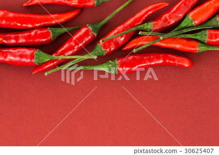 red hot chili peppers, popular spices concept - red hot chili peppers, popular spices concept - 30625407