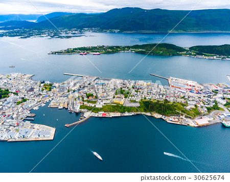 City of Alesund Norway Aerial footage City of Alesund Norway Aerial footage 30625674