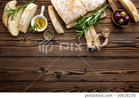 Delicious homemade italian ciabatta bread 30626230