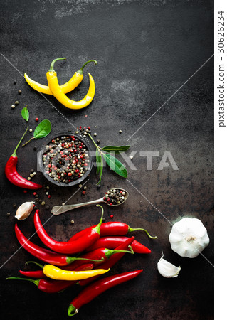 Red hot chili pepeprs and peppercorns Red hot chili pepeprs and peppercorns 30626234