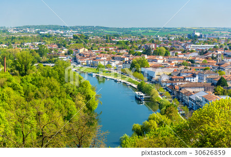 The Charente River at Angouleme, France 30626859