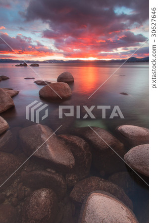 Beautiful Alpine Lake Tahoe in California Beautiful Alpine Lake Tahoe in California 30627646