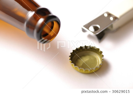 Bottle, crown and bottle opener 30629015