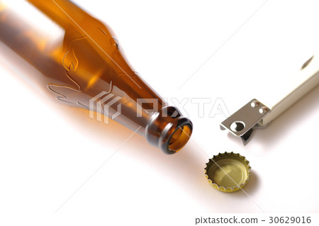 瓶，皇冠和開瓶器 30629016