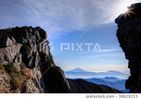 Mt. Fuji seen from Fujibami of Chiyo 30629233