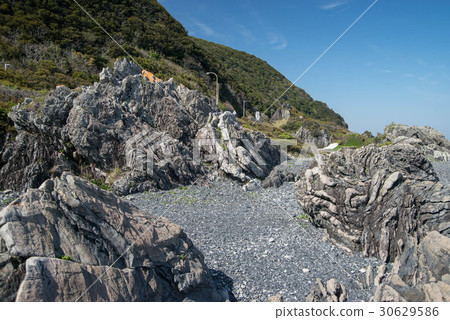 地質遺產室戶地質公園世界地質公園室戶半島看到1600萬年前海底的狀態 30629586