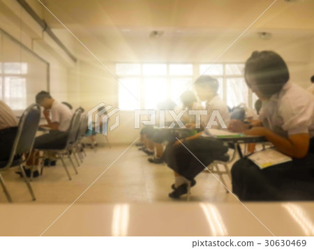 Blur abstract background of examination room Blur abstract background of examination room 30630469