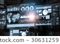 Modern virtual technology background 30631259