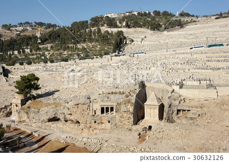 Kidron Valley and the Mount of Olives in Israel 30632126