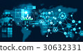 Modern virtual technology background 30632331