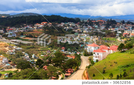 Dalat city, view from Robin hill, Dalat, Lam Dong Dalat city, view from Robin hill, Dalat, Lam Dong 30632856