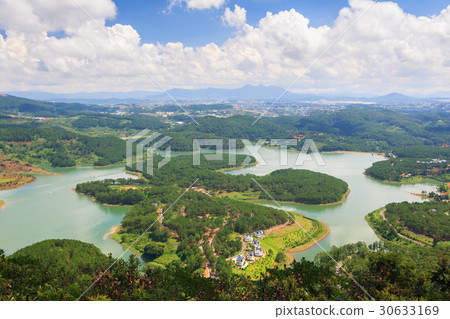 Tuyen Lam Lake in Da Lat city, Lam Dong, Vietnam Tuyen Lam Lake in Da Lat city, Lam Dong, Vietnam 30633169