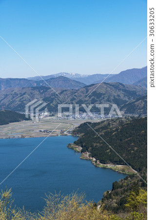 Yu Lake Lake and Boku Kaido direction overlooking Mt. 30633205