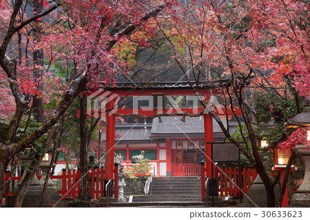 Shooting the autumn Ohara-shrine in Ohara-shi, Nishikyo-ku, Kyoto City Shooting the autumn Ohara-shrine in Ohara-shi, Nishikyo-ku, Kyoto City 30633623