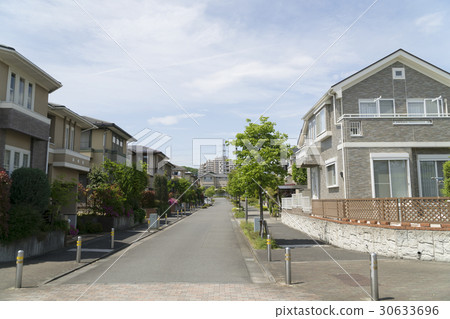 Large scale residential area image 30633696