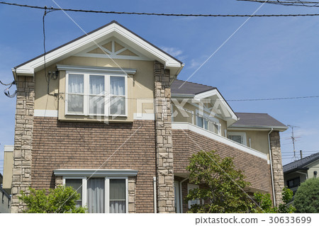 新建的住宅區磚外房屋壁板房屋圖像 新建的住宅區磚外房屋壁板房屋圖像 30633699