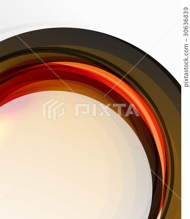 Abstract background, swirl wave line template 30636839